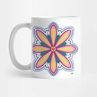 Flower Retro Mandala Mug